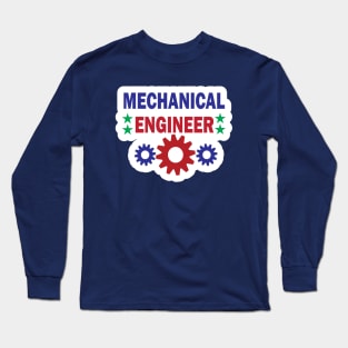 Mechnical Engineer Gears Design for Mechanical engineers Long Sleeve T-Shirt